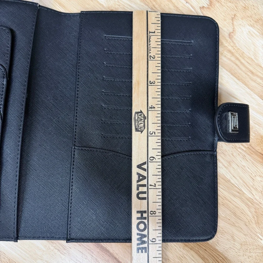 Notiq Portfolio Black MM1 Nomi Ringless Agenda Wallet Planner Cover‎ Organizer